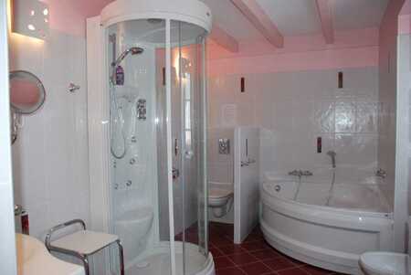 Salle de bains d'une chambre d'h&ocirc;tes